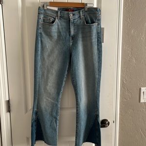 7 for all mankind jeans. High waist, slim kick. Size 30.